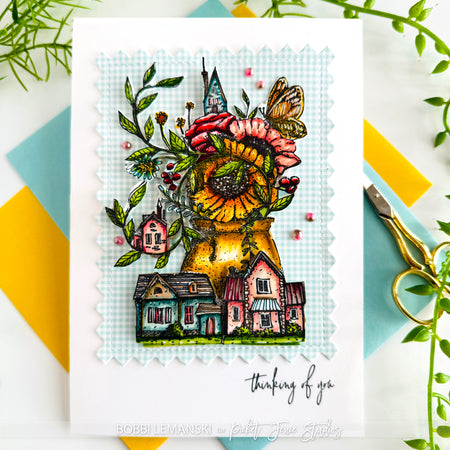 A Spring Retreat Stamp and Coordinating Die Set