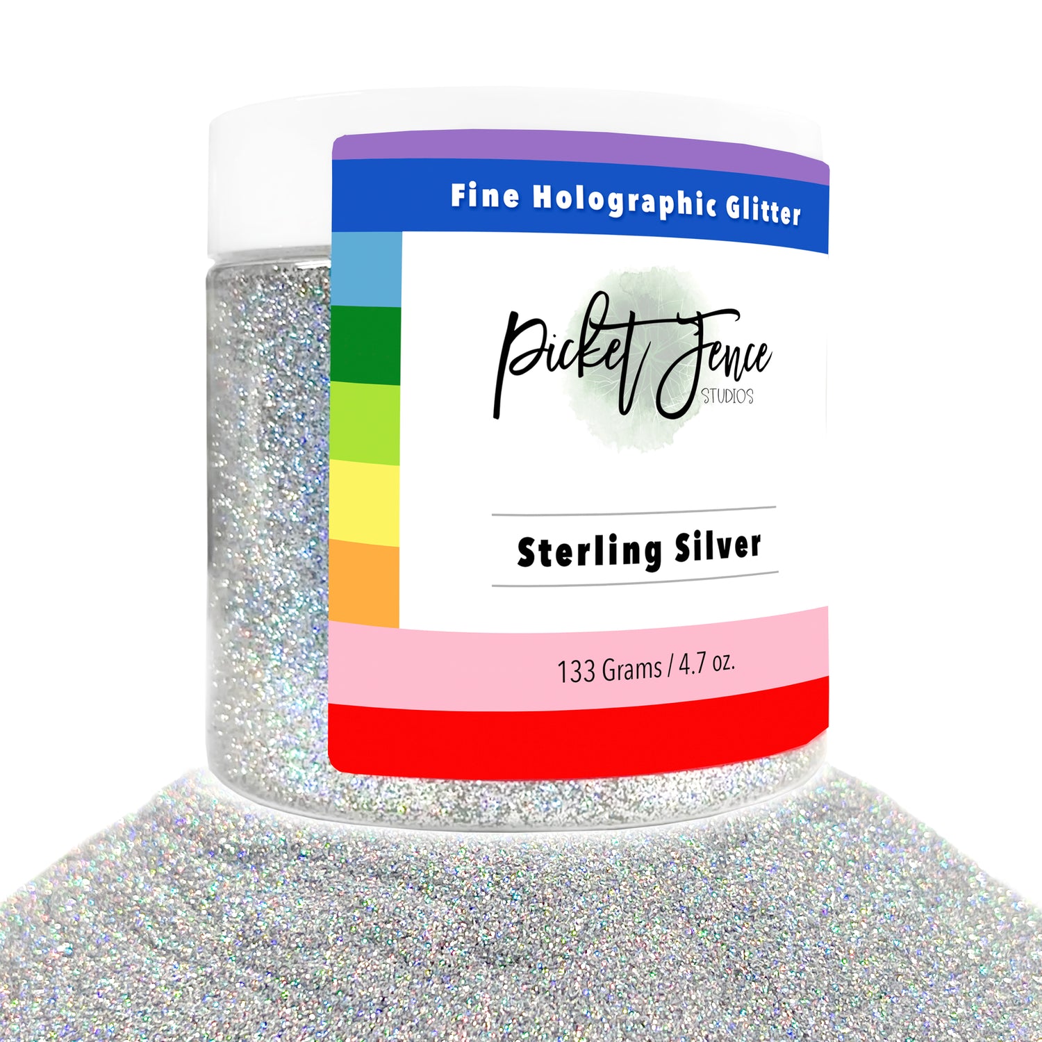 Sterling Silver Glitter