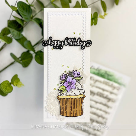 Swanky Sentiments: Birthday Coordinating Die