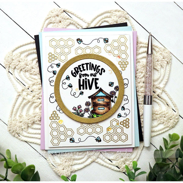 Wreath Building: Greetings from our Hive