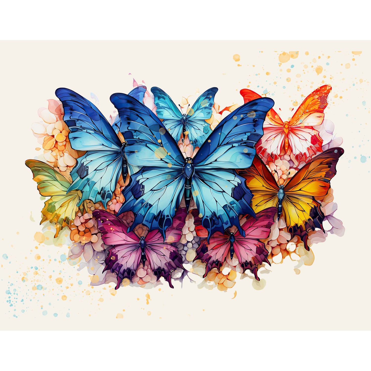 Fabulously Glossy A2 Card Fronts - A Butterfly's Flight