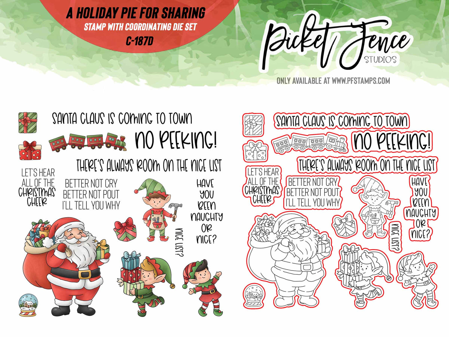 Better Not Pout - Stamp with Coordinating Die Set