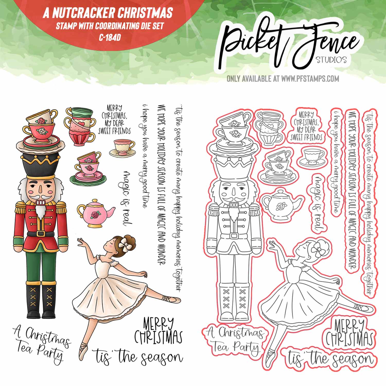 Perfect Card Making Kit: A Nutcracker Christmas