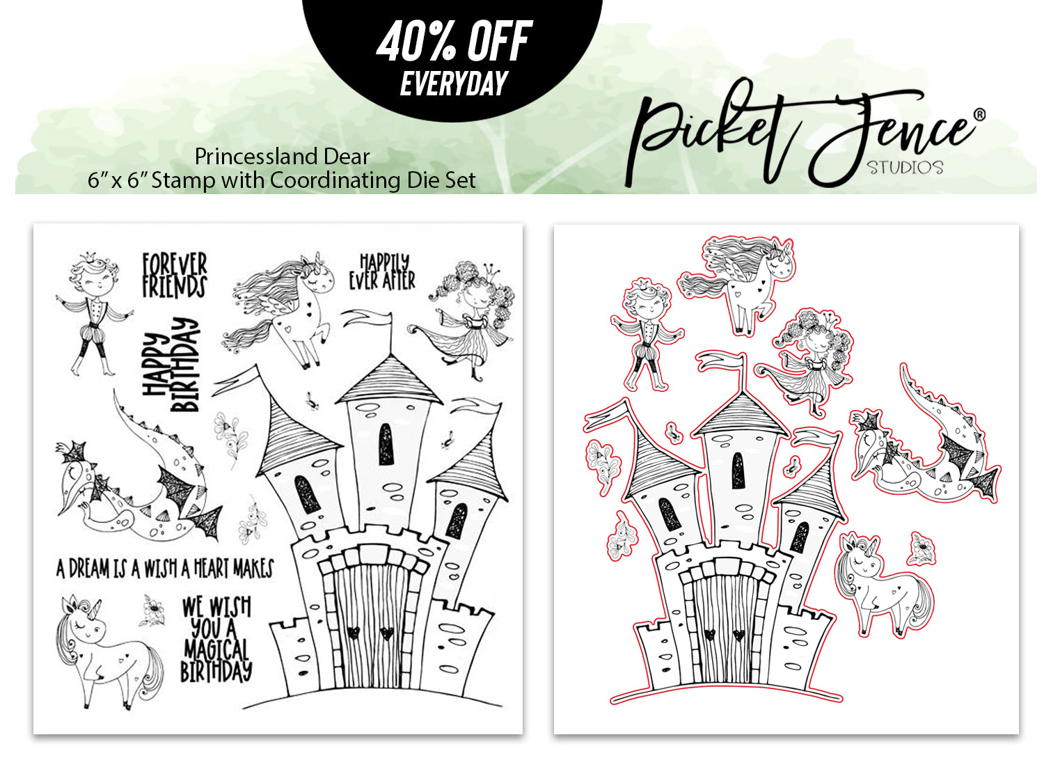 Princessland Dear with Coordinating Die Set