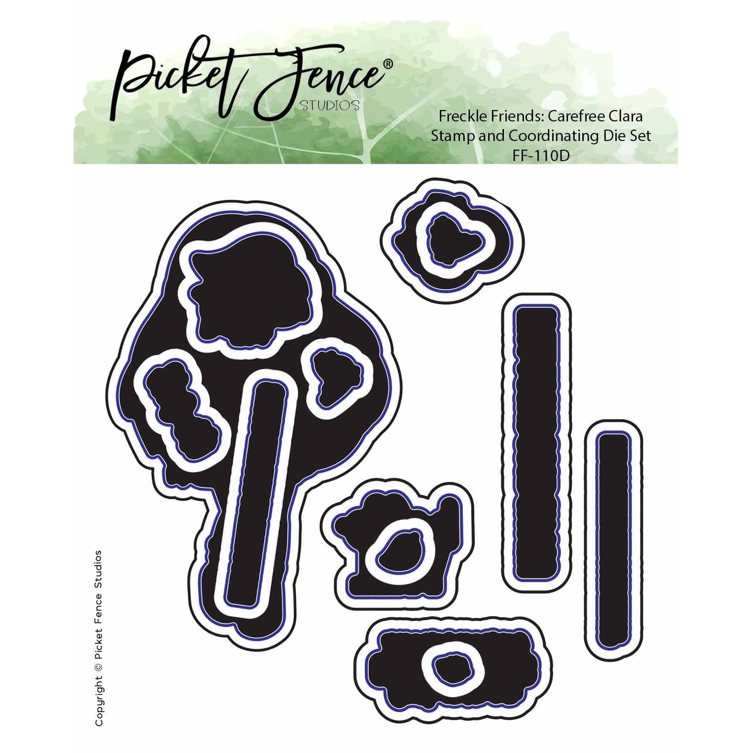 Freckle Friends: Carefree Clara - Stamp and Coordinating Die Set