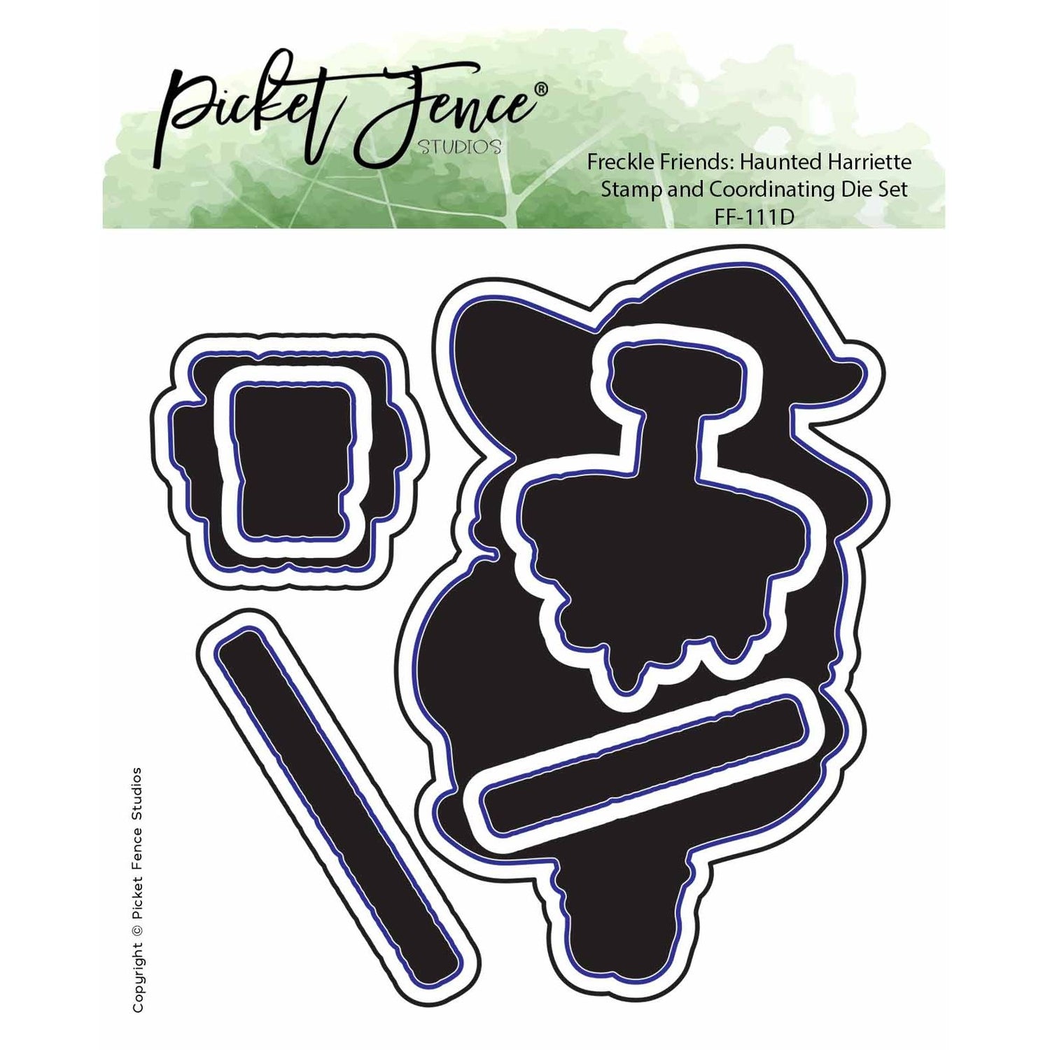 Freckle Friends: Haunted Harriette - Stamp and Coordinating Die Set