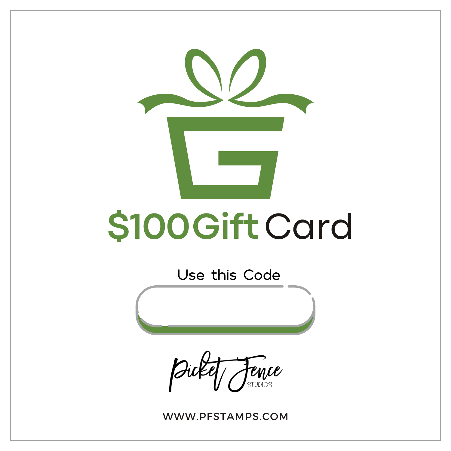 $100 Gift Certificate