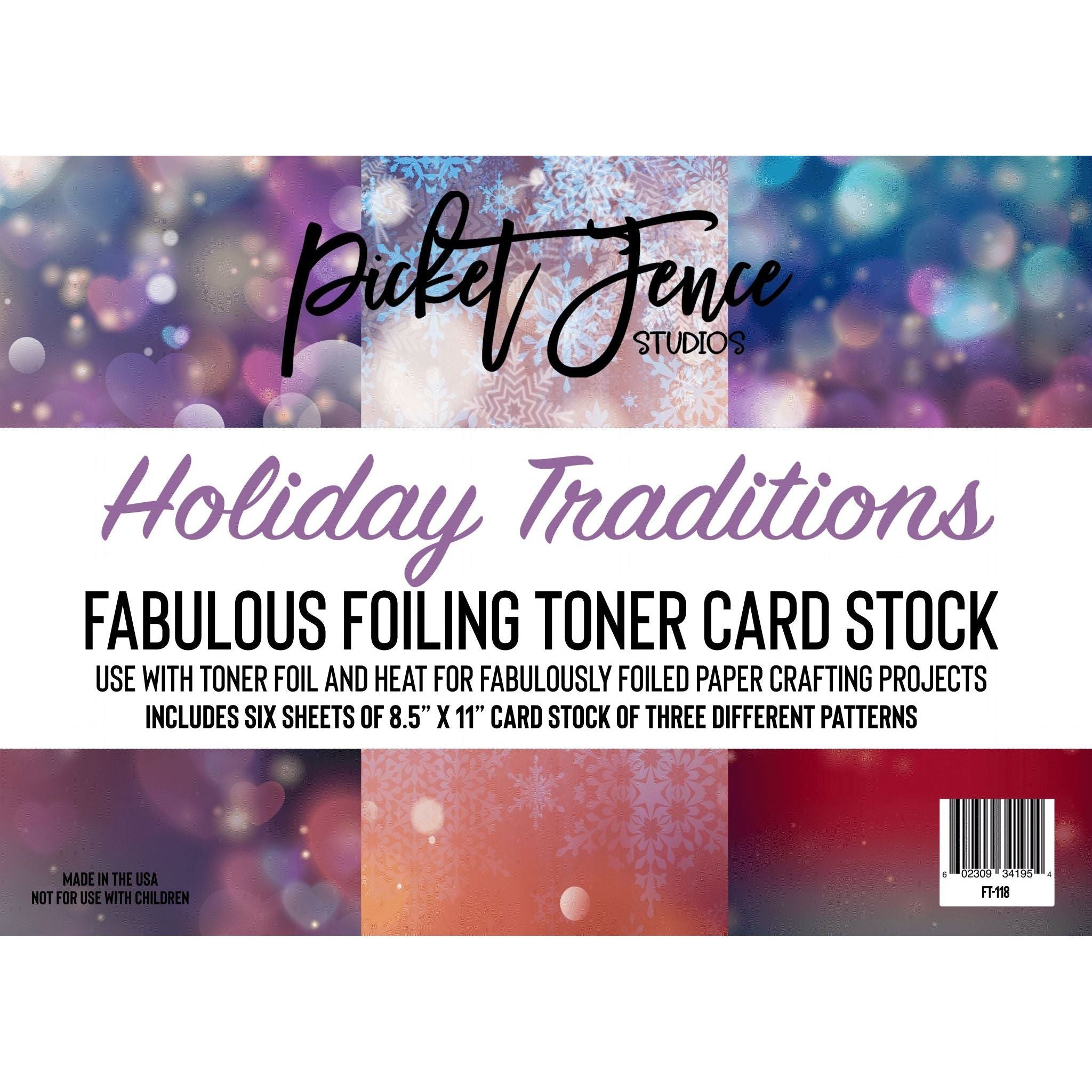 Fabulous Foiling Toner Card Stock - Holiday Traditions