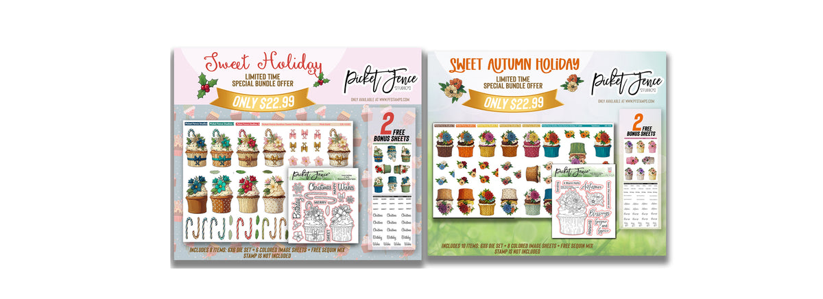 Special Bundle Offer: Autumn and Sweet Holiday Cupcake Bundles (Lite)
