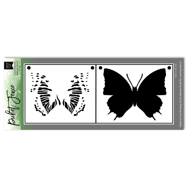 Wander Butterfly Layering Stencil