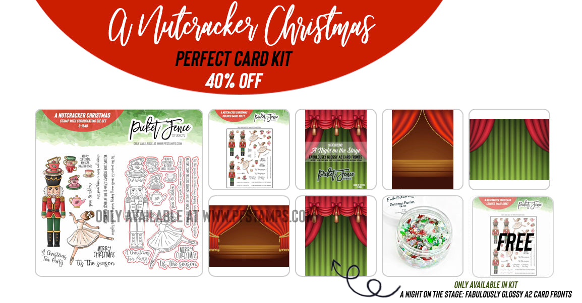 Perfect Card Making Kit: A Nutcracker Christmas