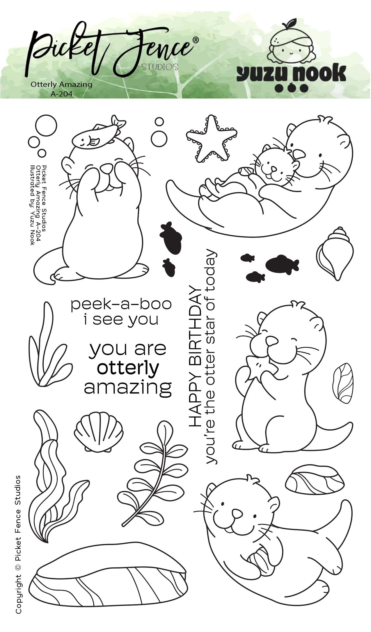 Otterly Amazing with Coordinating Die Set and Colored Image Sheets