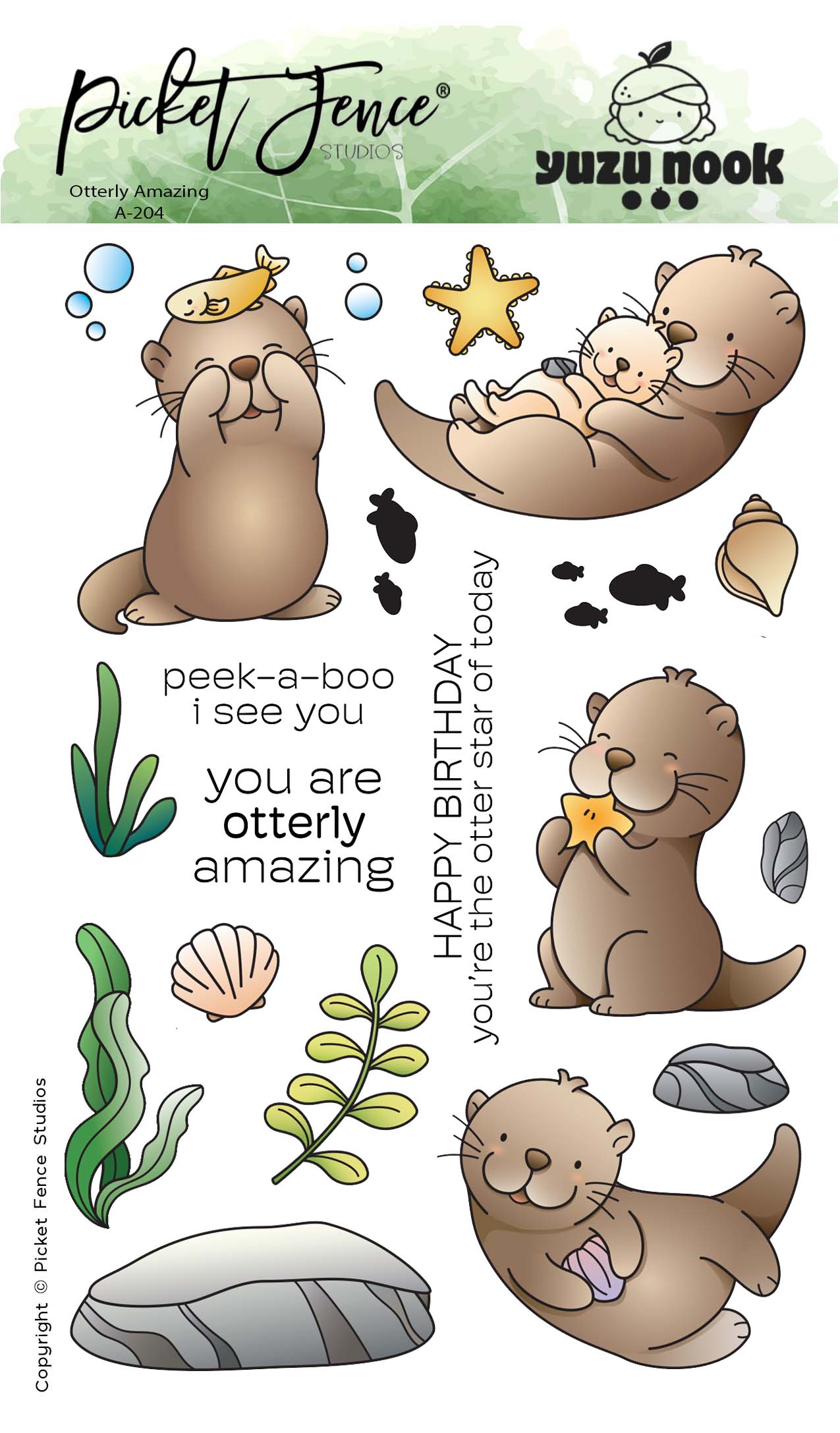 Otterly Amazing with Coordinating Die Set and Colored Image Sheets