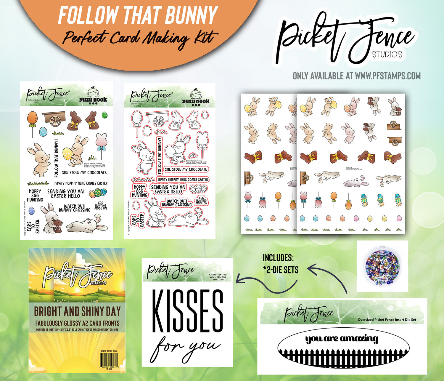 Perfect Card Making Kit: Follow that Bunny -- Take $55 off