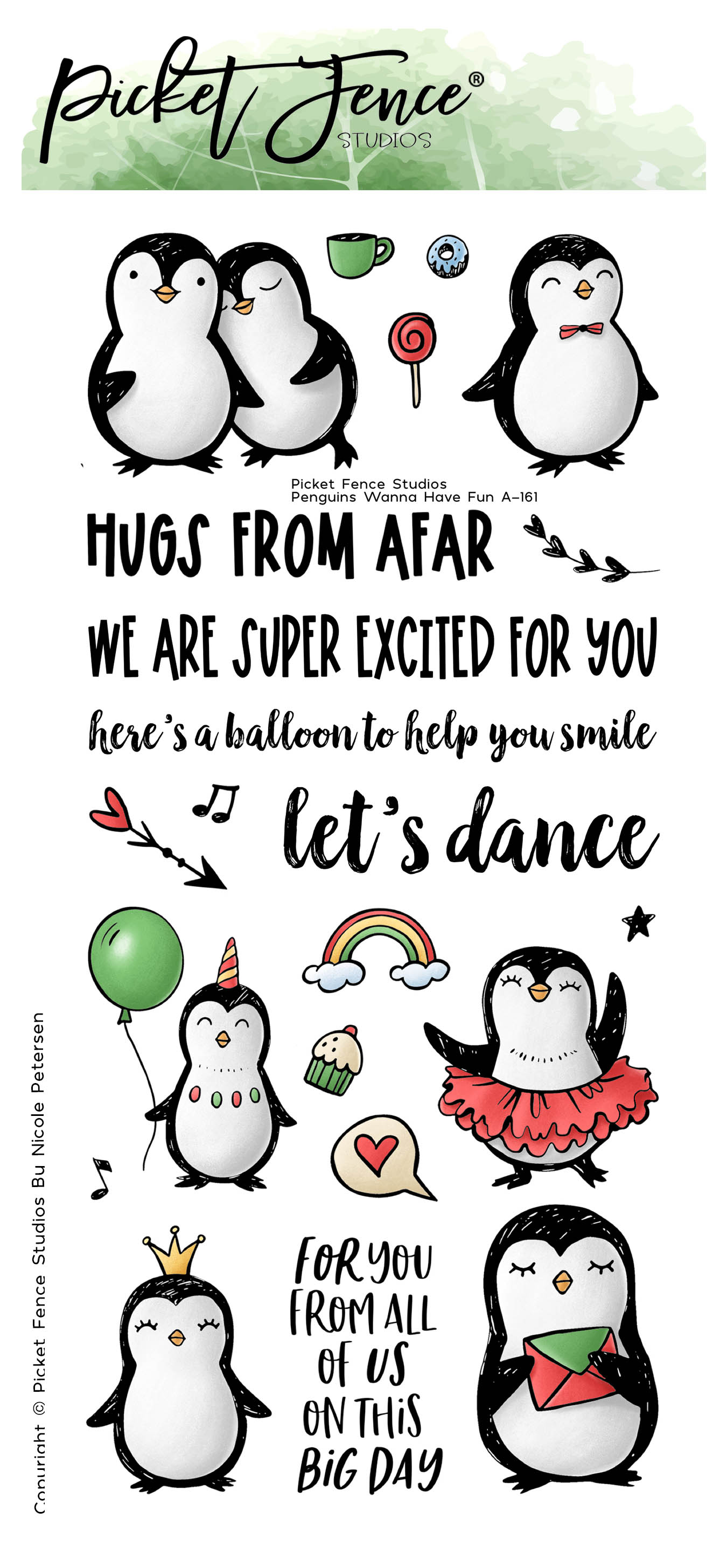 Penguins Wanna Have Fun with Coordinating Die Set