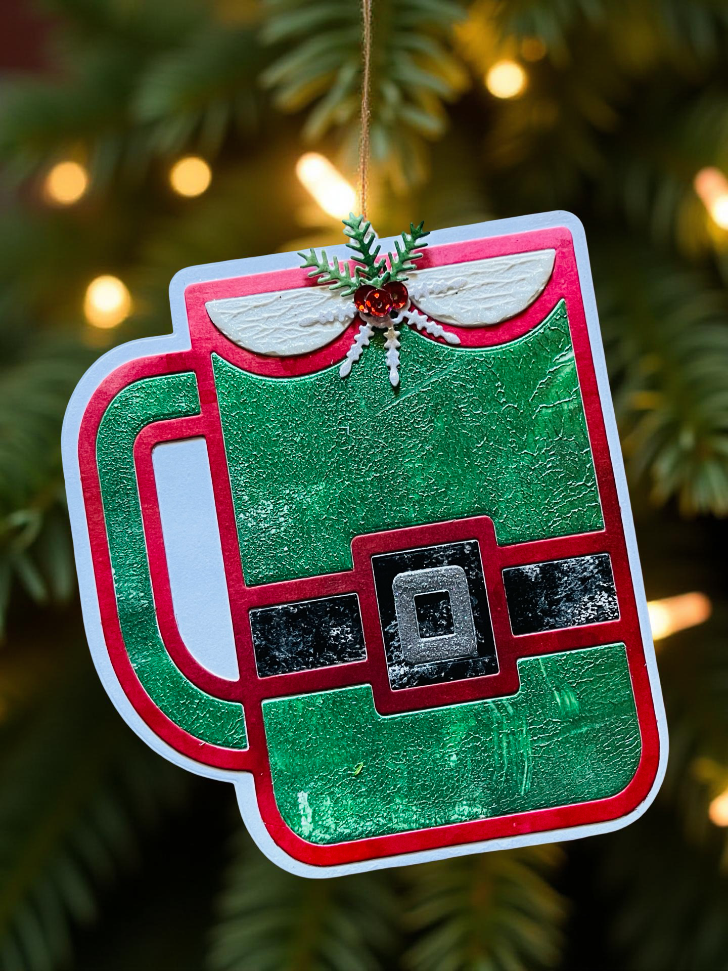 Santa's Hot Cocoa Mug Die