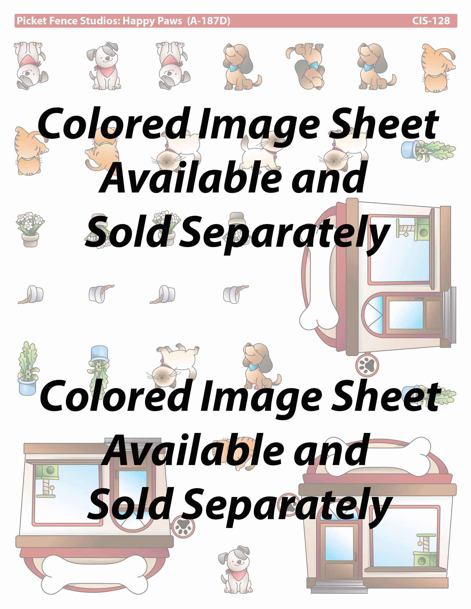 Happy Paws with Coordinating Die Set (Yuzu Nook)