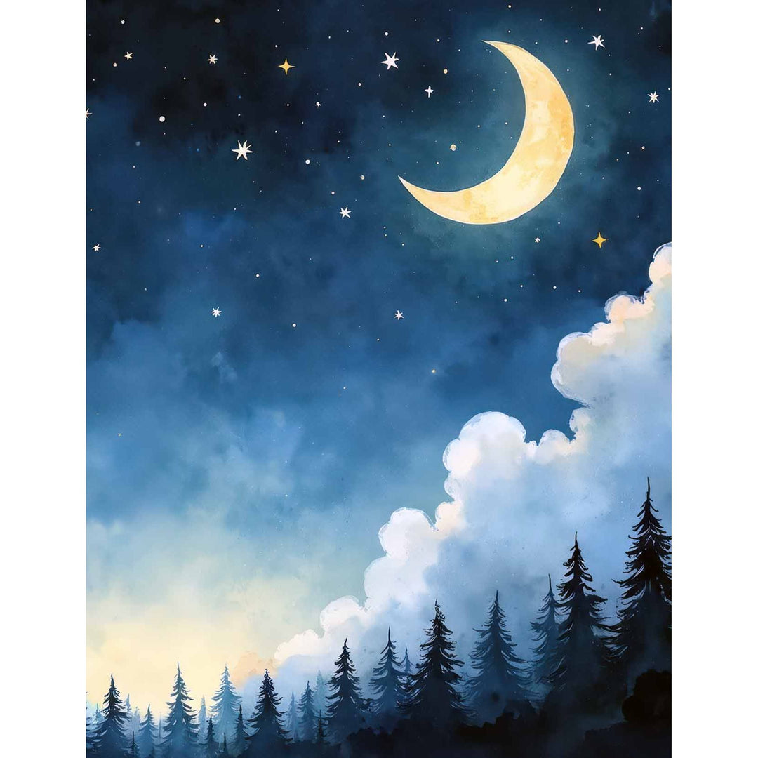 Fabulously Glossy A2 Card Fronts - Santa’s Night Flight