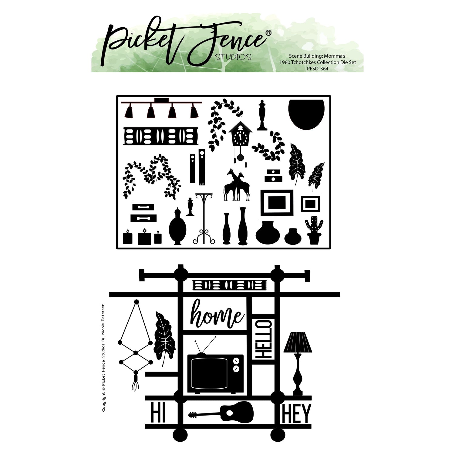 Scene Building: Momma's 1980's Tchotchkes Collection Die Set