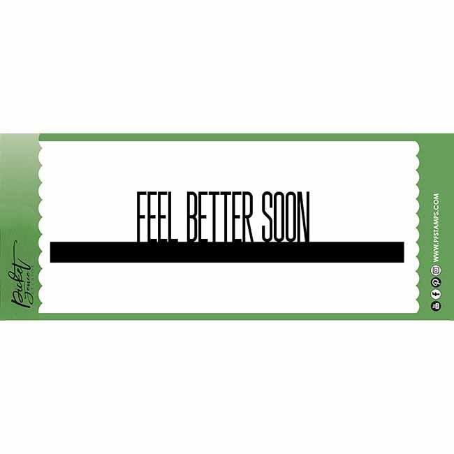 Feel Better Soon Word Topper Die