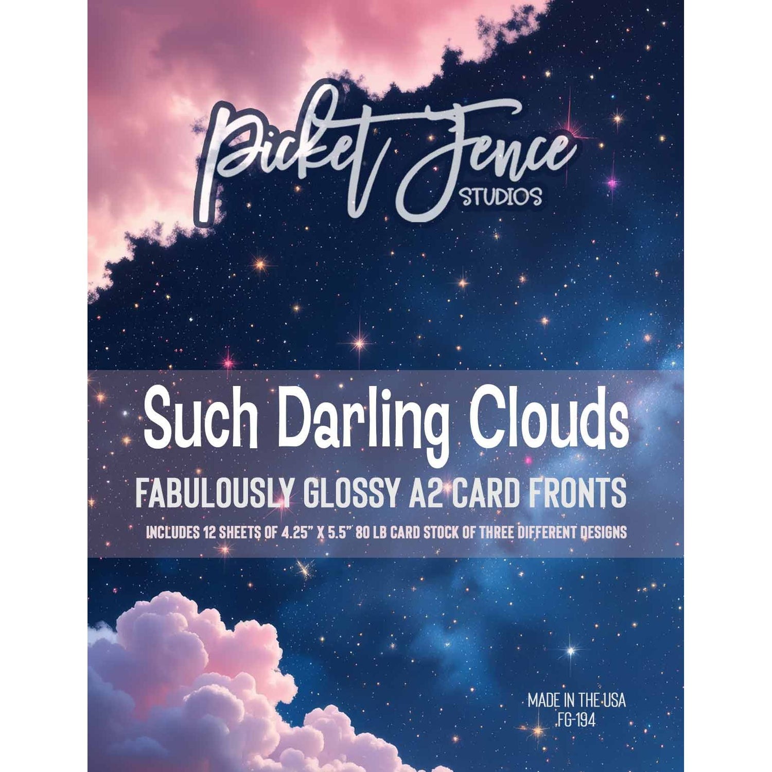 Fabulously Glossy A2 Card Fronts - Such Darling Clouds