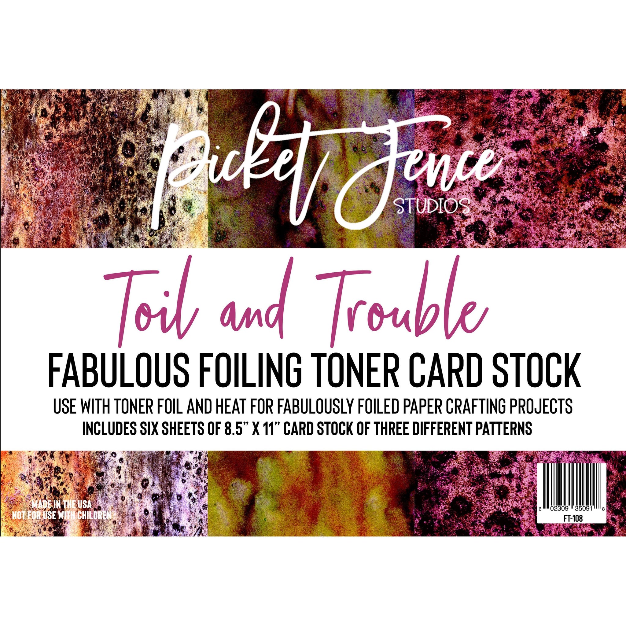 Fabulous Foiling Toner Card Stock - Toil and Trouble