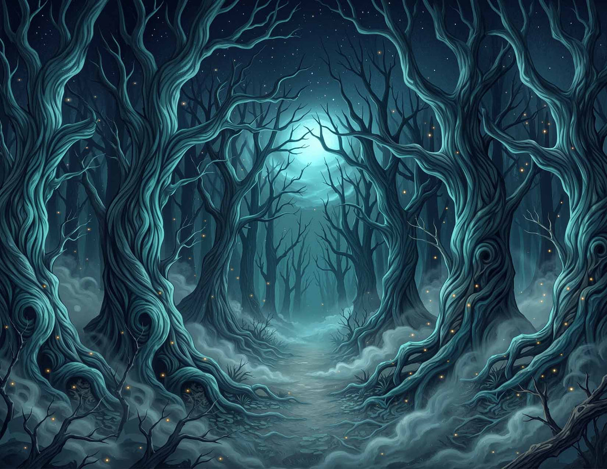 Fabulously Glossy A2 Card Fronts: Spooky Pathways