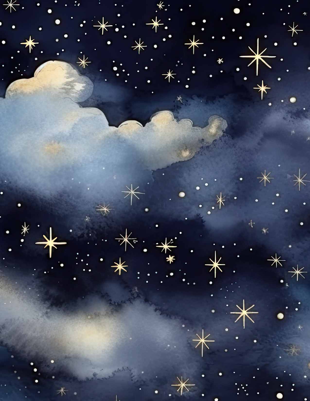 Fabulously Glossy A2 Card Fronts: Christmas Skies