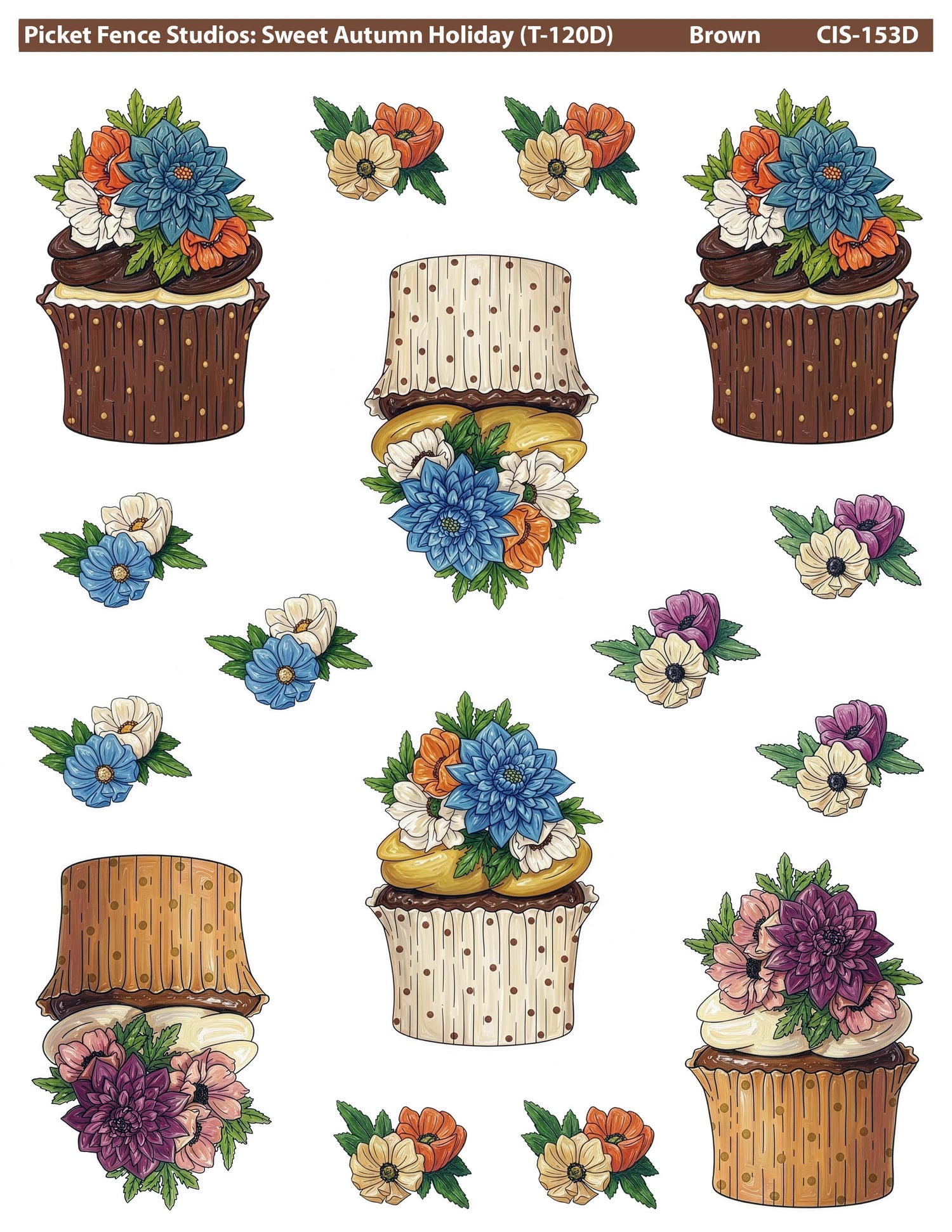 Colored Image Sheet: Sweet Autumn Holiday (Brown)