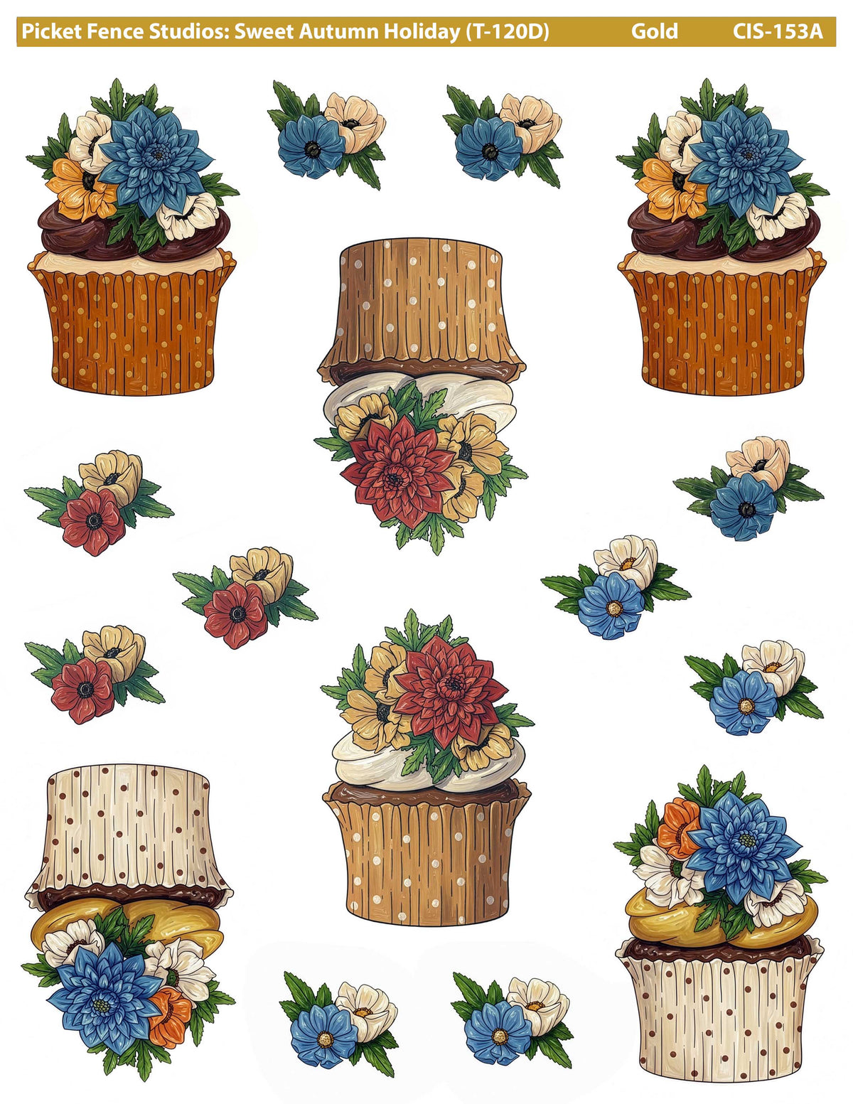 Colored Image Sheet: Sweet Autumn Holiday (Gold)