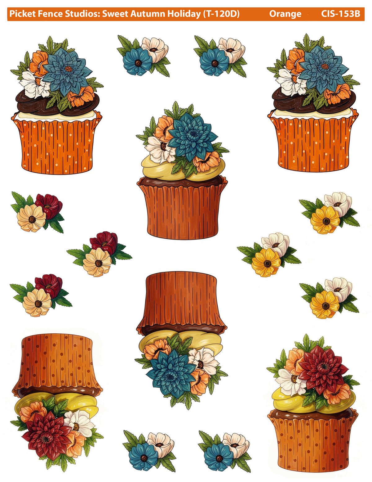 Colored Image Sheet: Sweet Autumn Holiday (Orange)