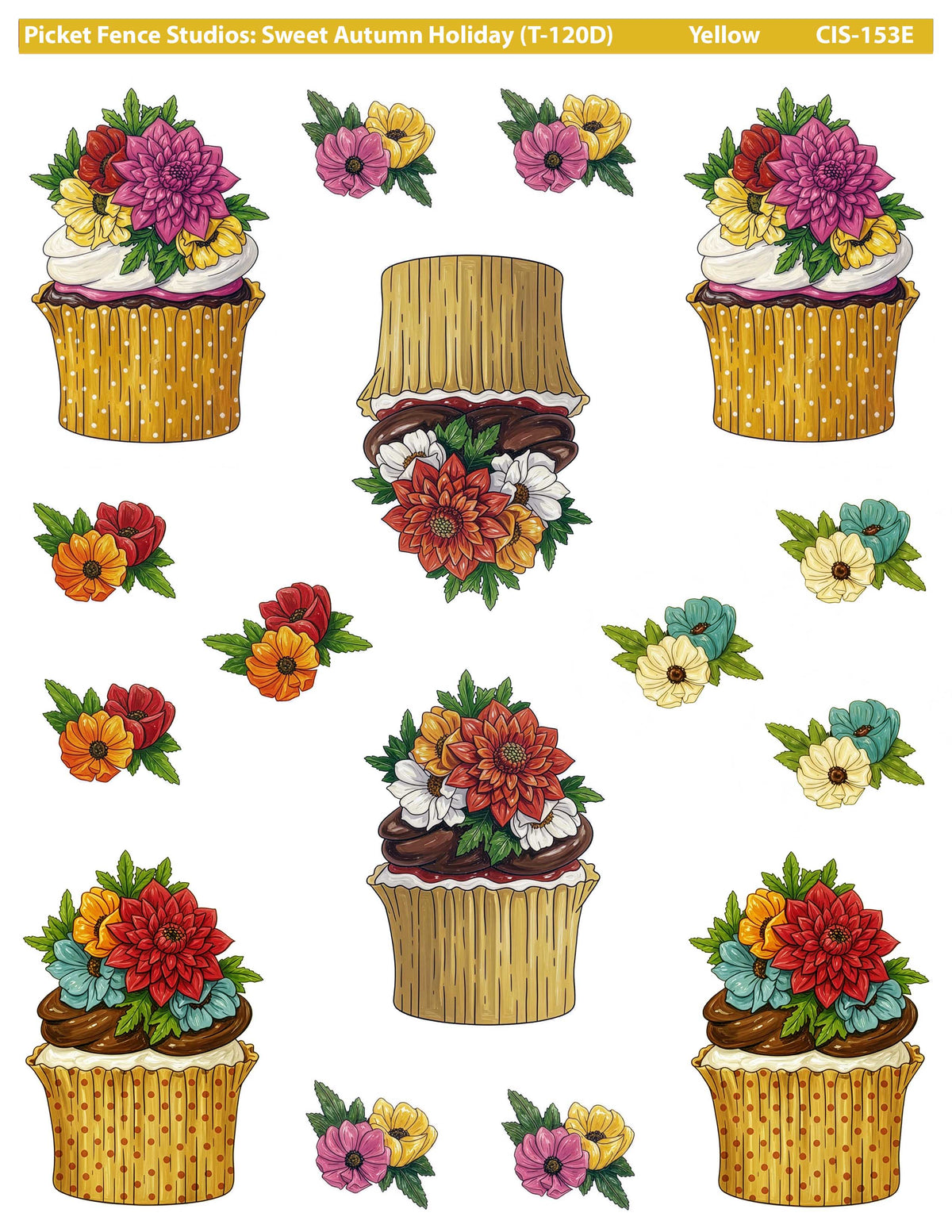 Colored Image Sheet: Sweet Autumn Holiday (Yellow)