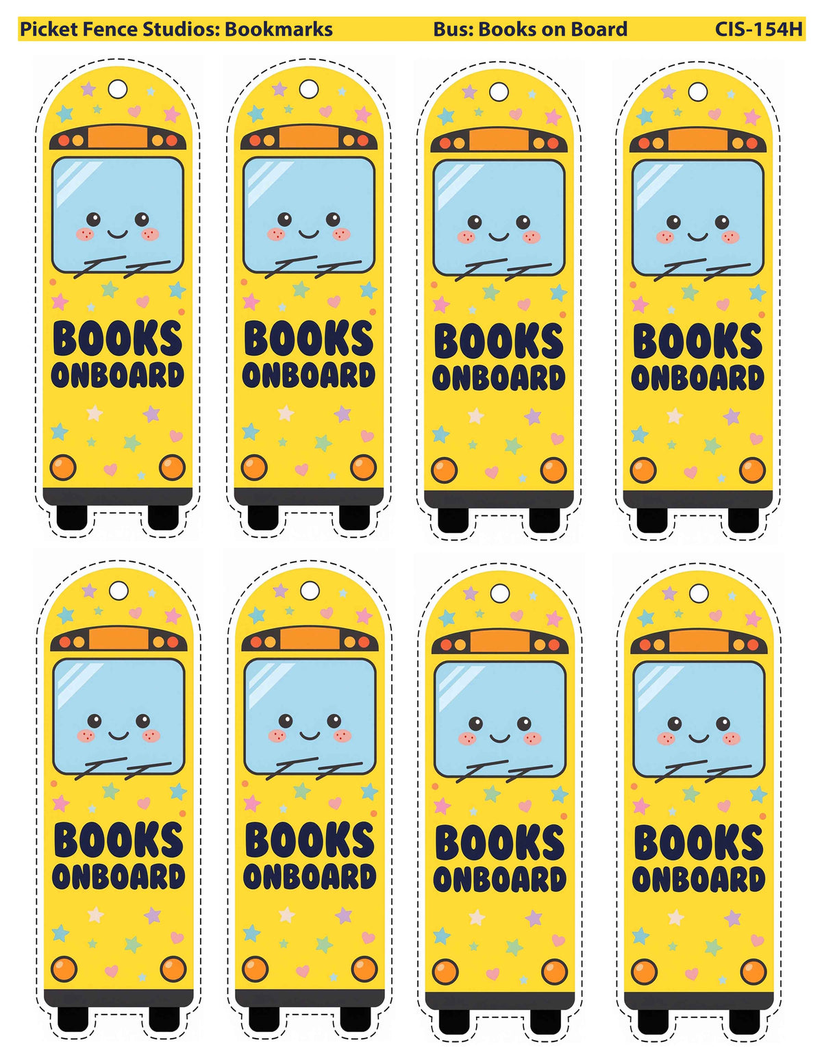 Bookmarks: Take Note Series: School Bus