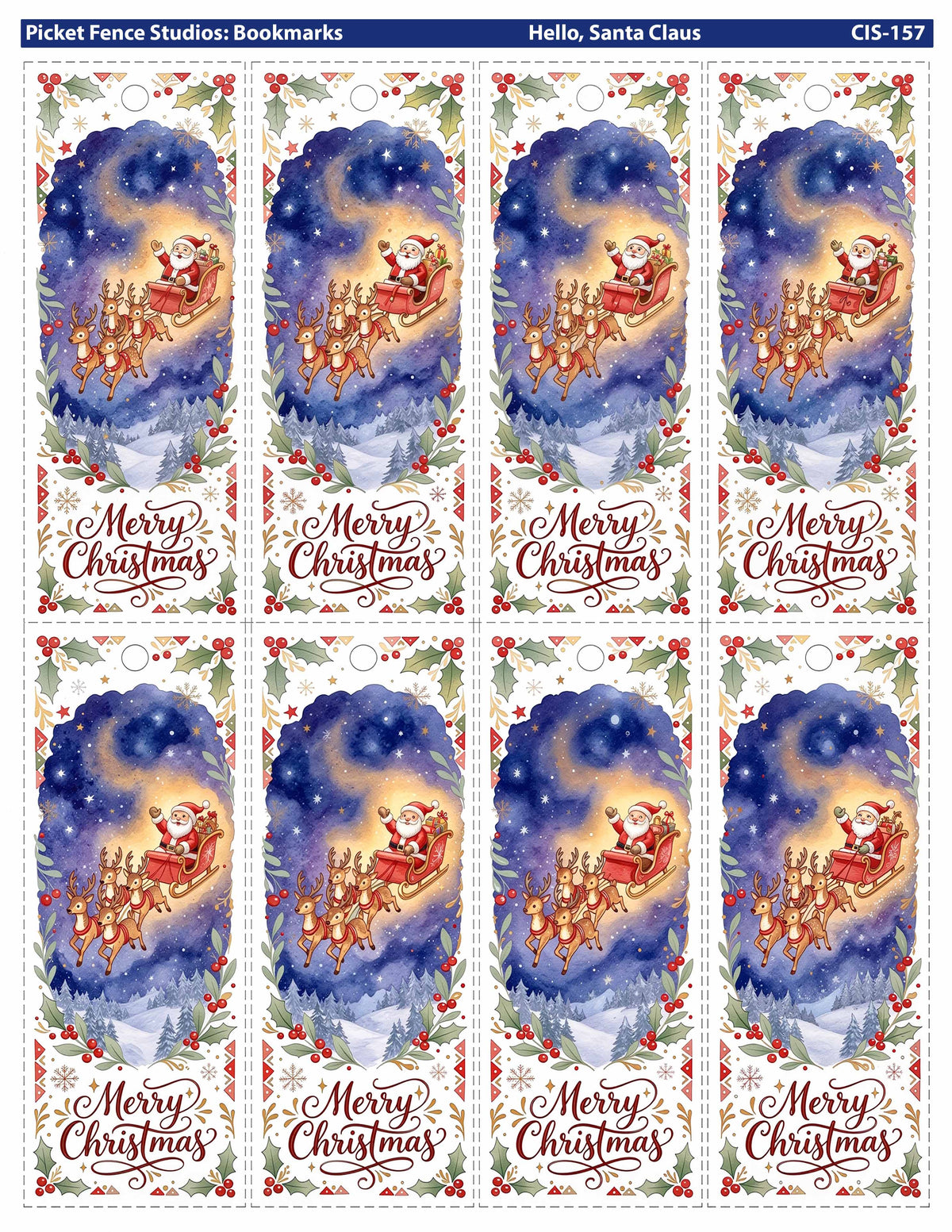 Bookmarks: Hello, Santa Claus
