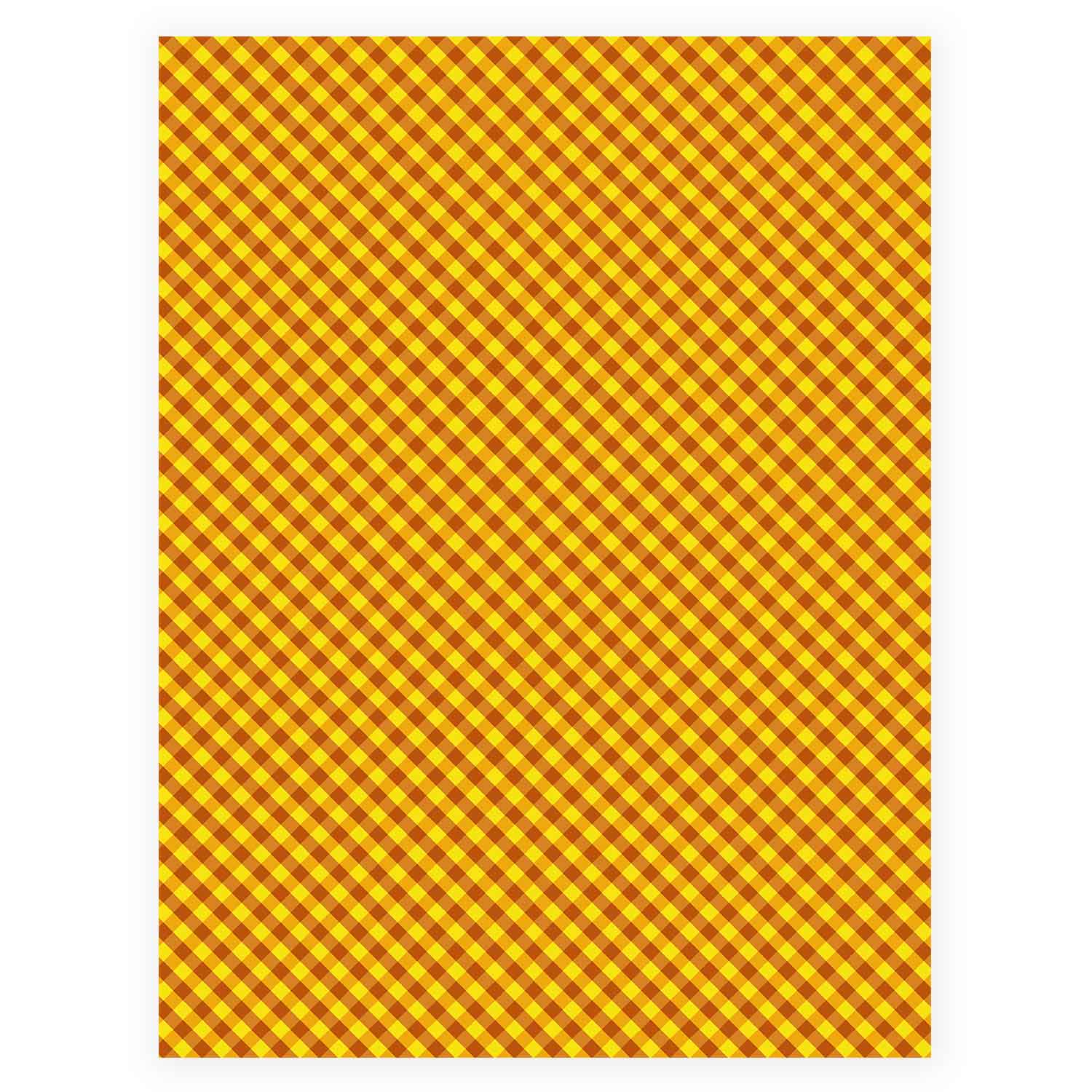 Fabulously A2 Glossy Card Fronts: Fall Gingham