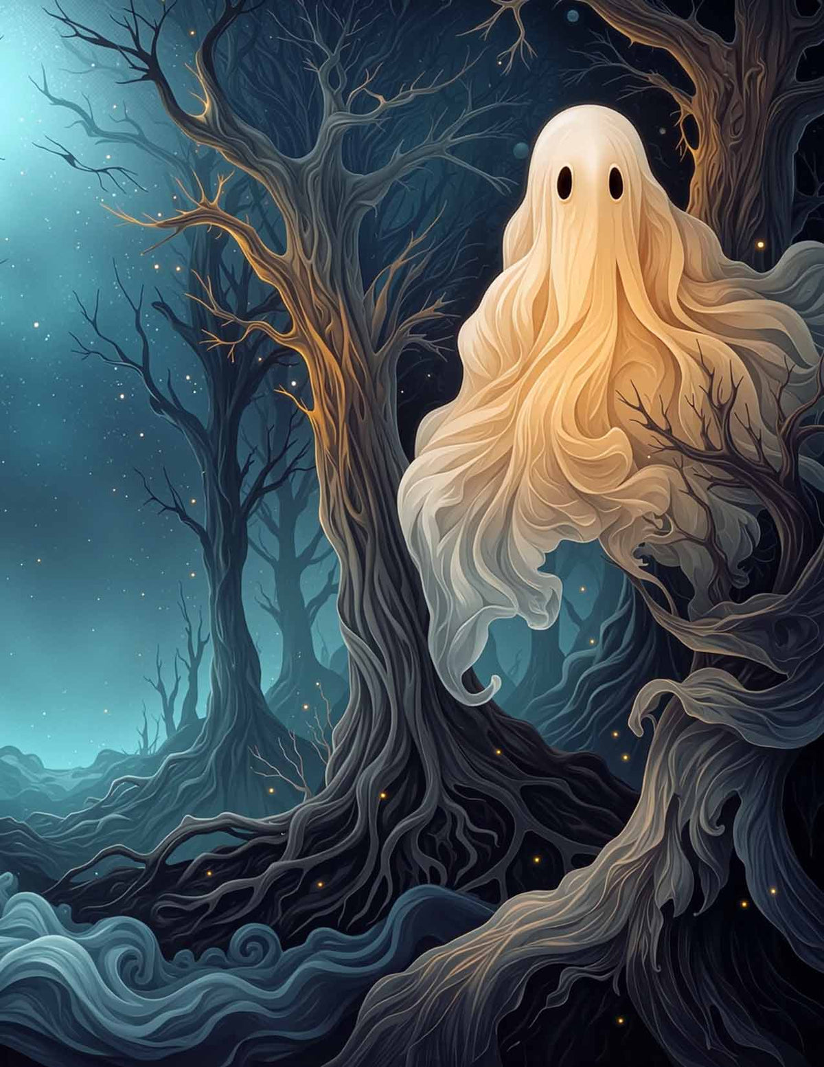 Fabulously Glossy A2 Card Fronts: Ghostly Friends