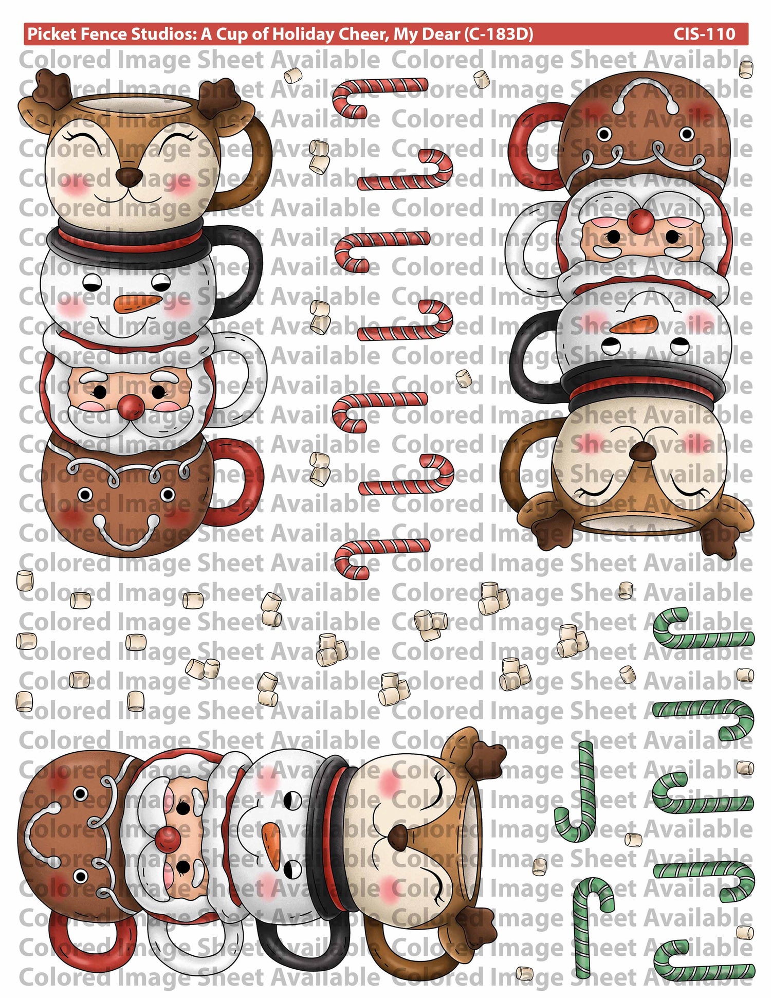 A Cup of Holiday Cheer, My Dear with Coordinating Die Set