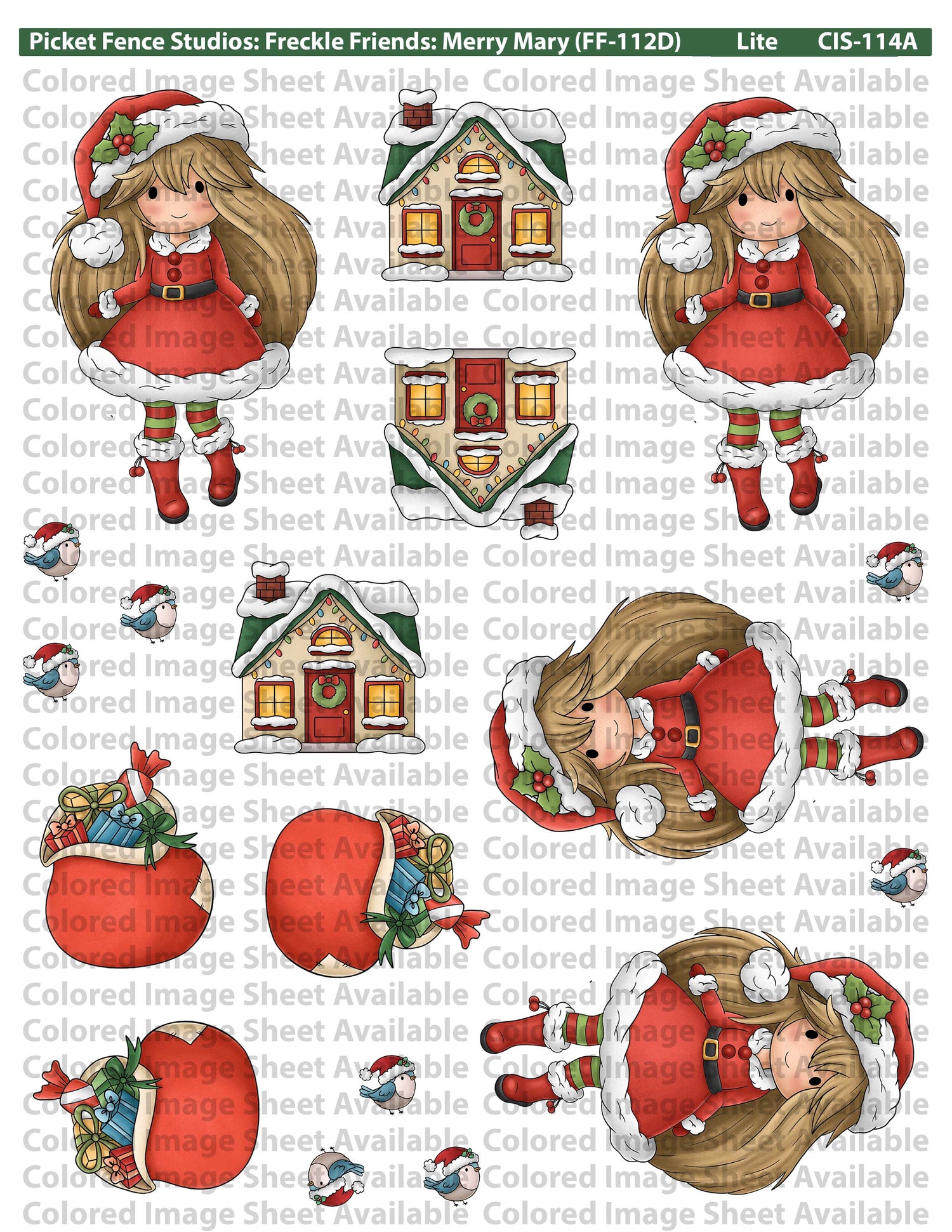 Freckle Friends: Merry Mary with Coordinating Die Set