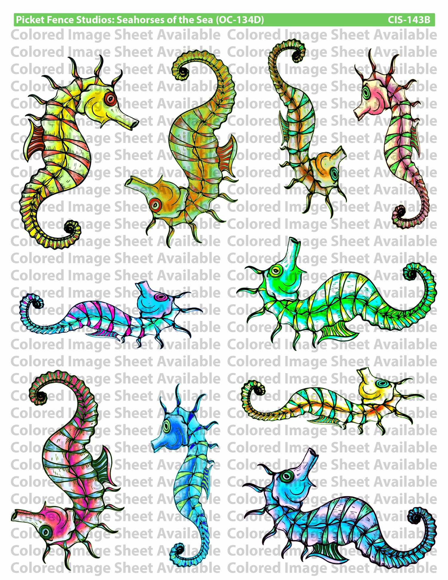 Seahorses of the Sea with Coordinating Die Set