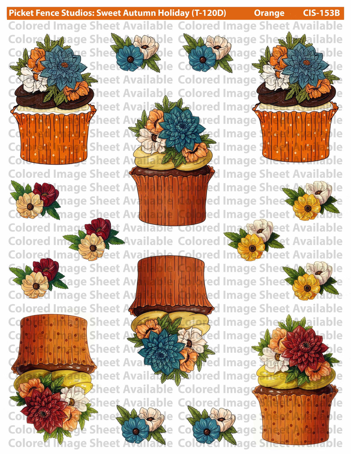 Colored Image Sheet: Sweet Autumn Holiday (Gold)