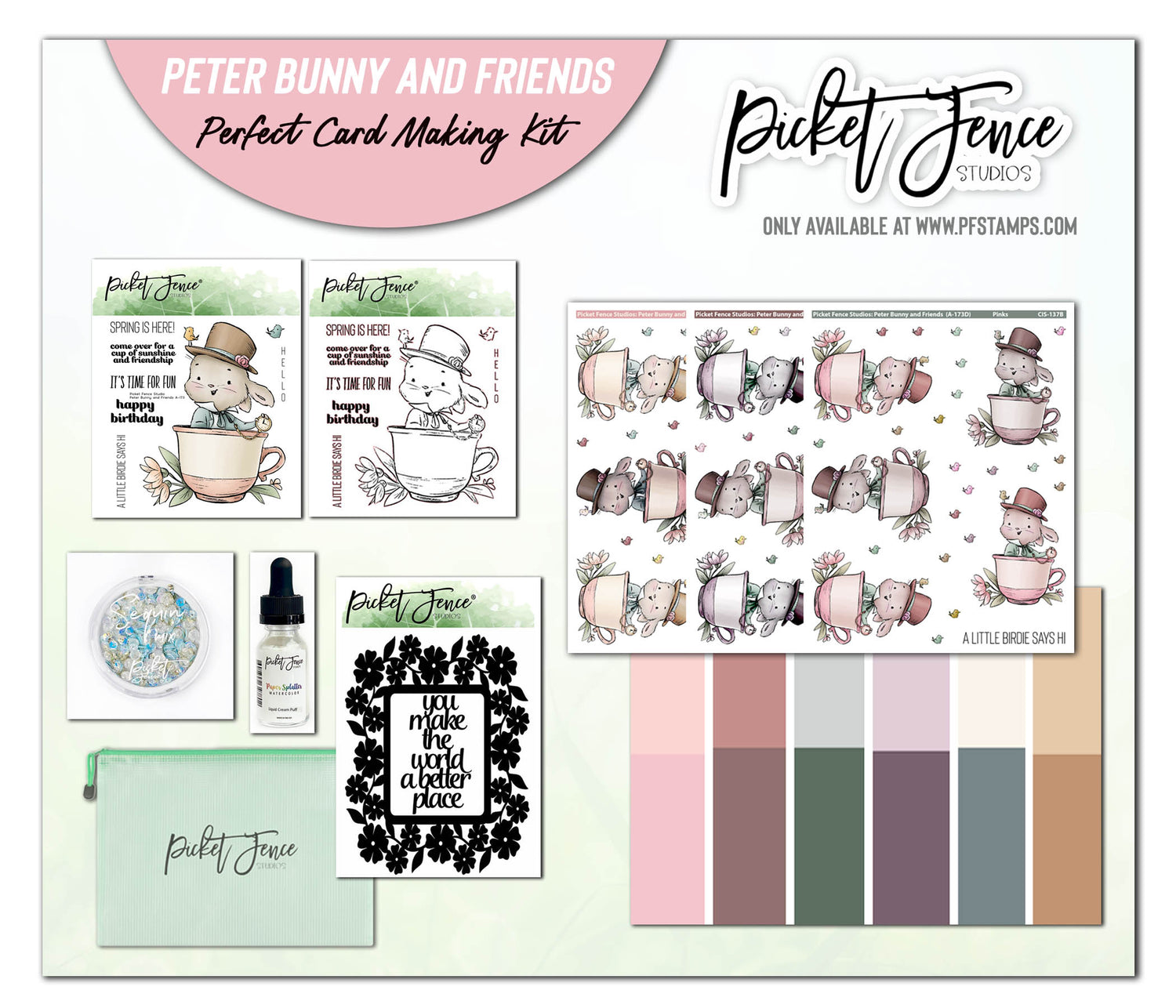 Perfect Card Making Kit: Peter Bunny and Friends -- Take $110 Off