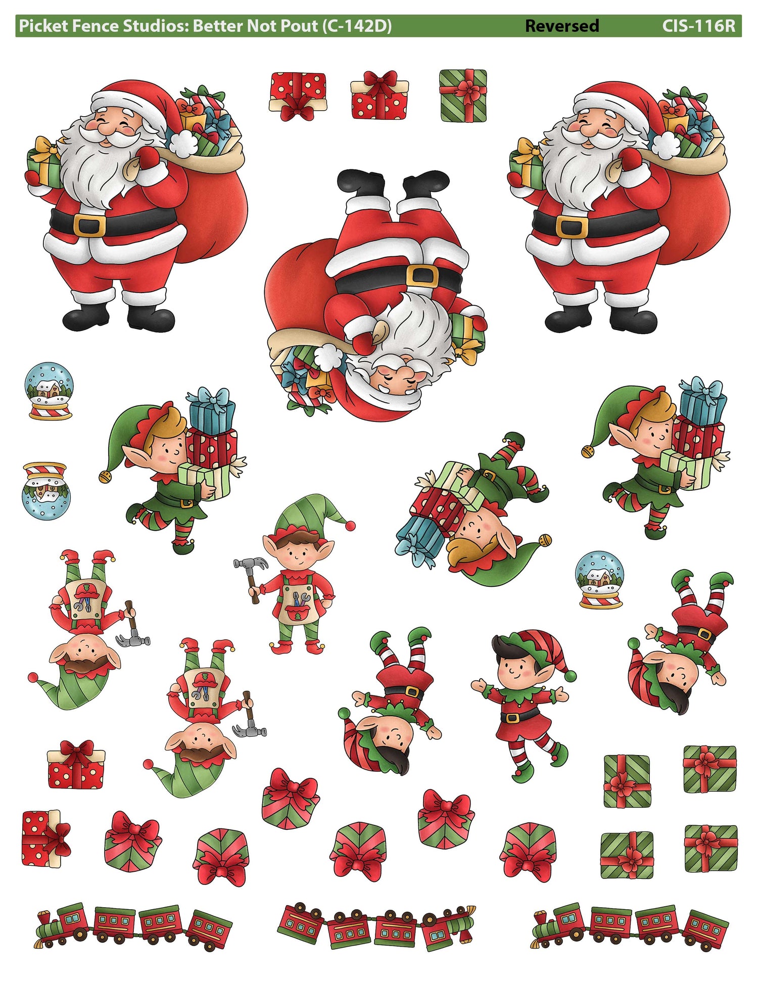 Colored Image Sheet: Better Not Pout (Reversed Orientation)