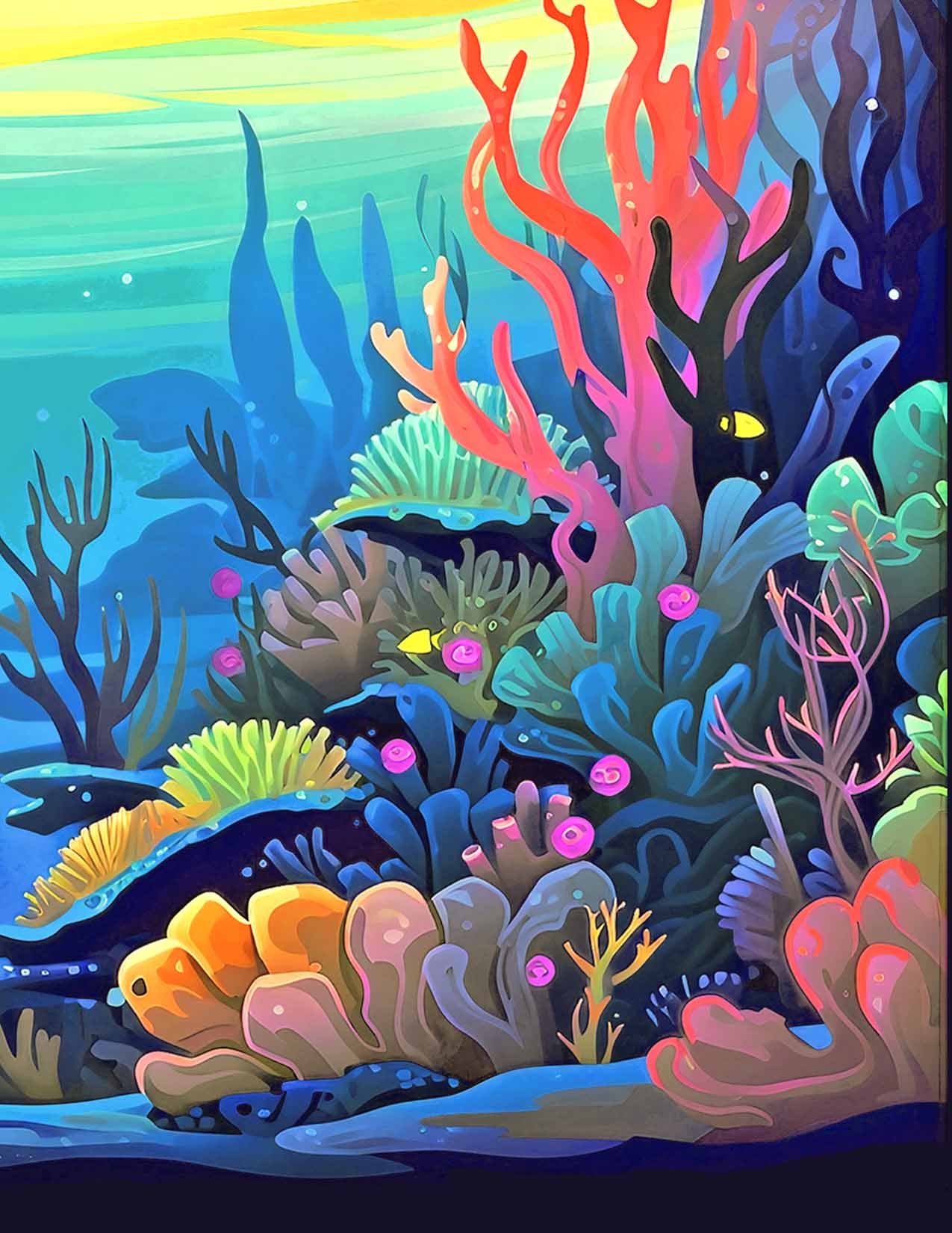 Fabulously A2 Glossy Card Fronts: Scene Building: Catching Ocean Vibes