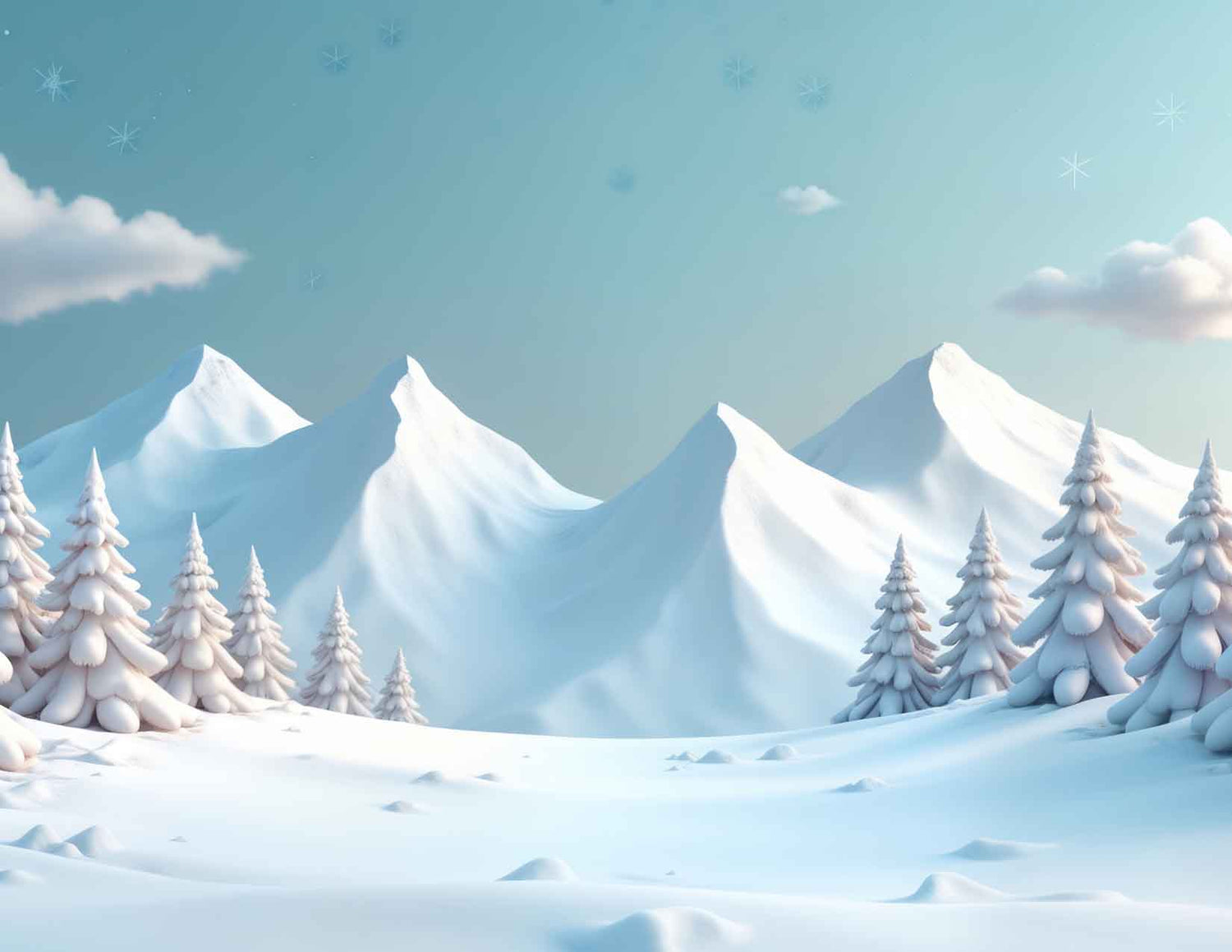 Fabulously Glossy A2 Card Fronts - Scene Building: Winter Wonderland