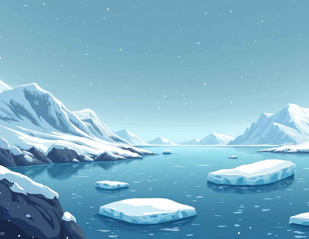 Fabulously Glossy A2 Card Fronts - Scene Building: Winter Sea