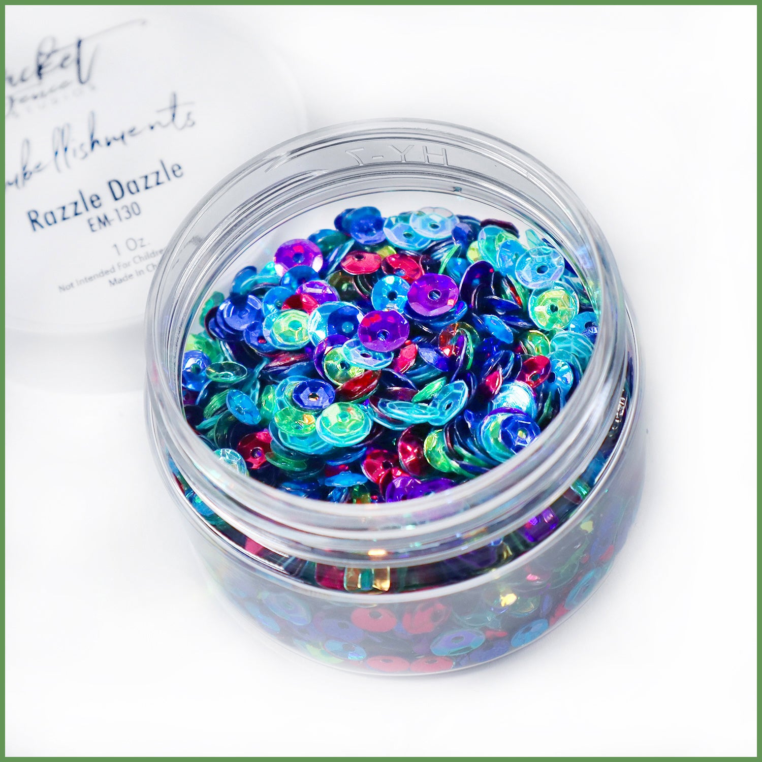 1 oz Embellishment Jar - Razzle Dazzle