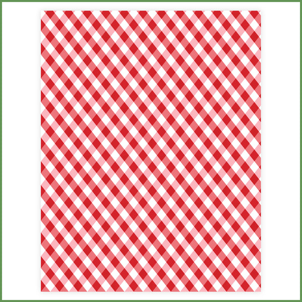 Fabulously Glossy A2 Card Fronts - Happy Gingham