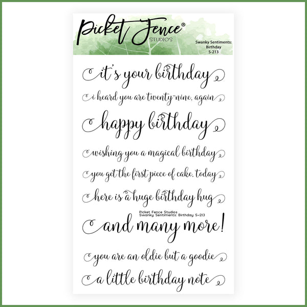 Swanky Sentiments: Birthday