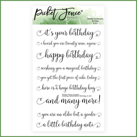 Swanky Sentiments: Birthday