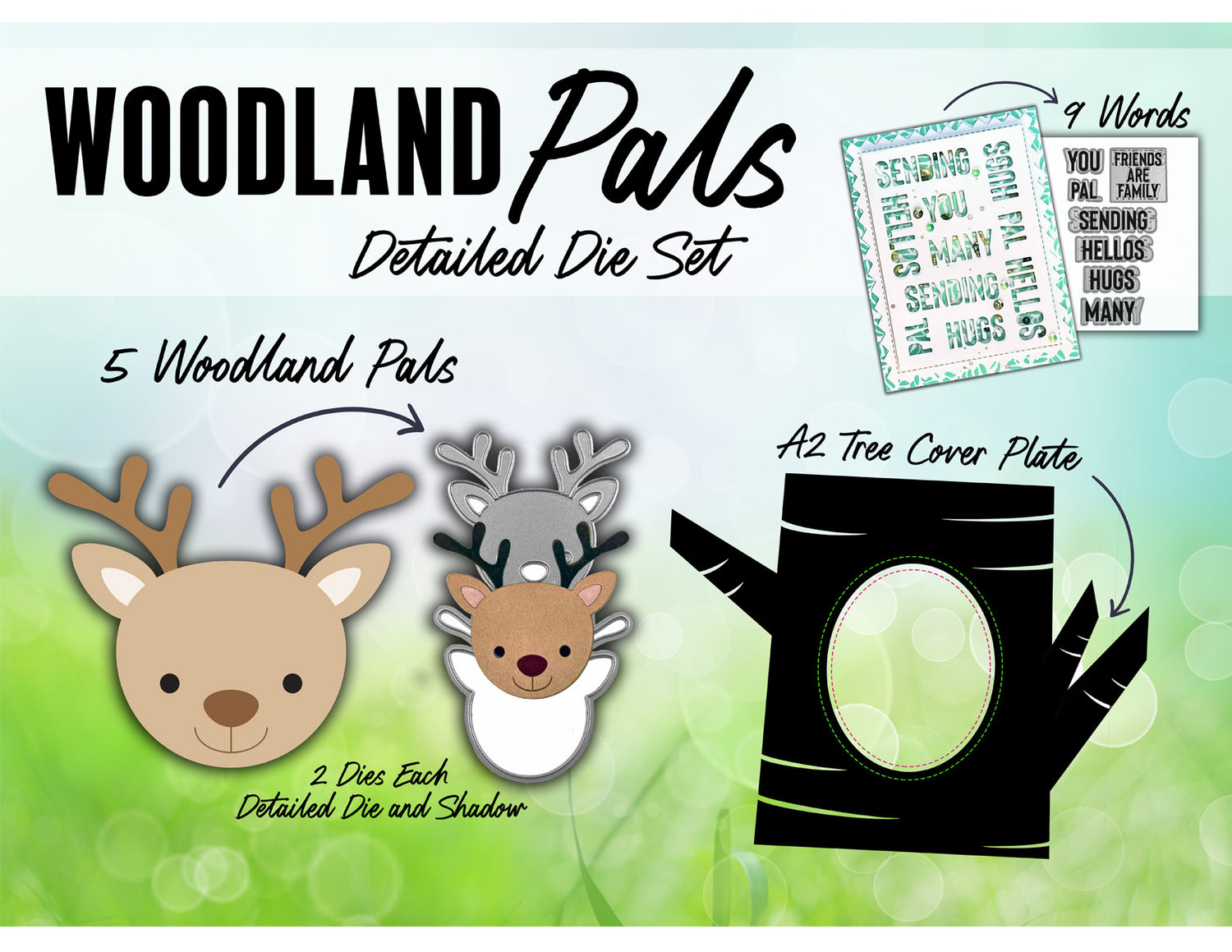 Woodland Pals Detailed Die Set